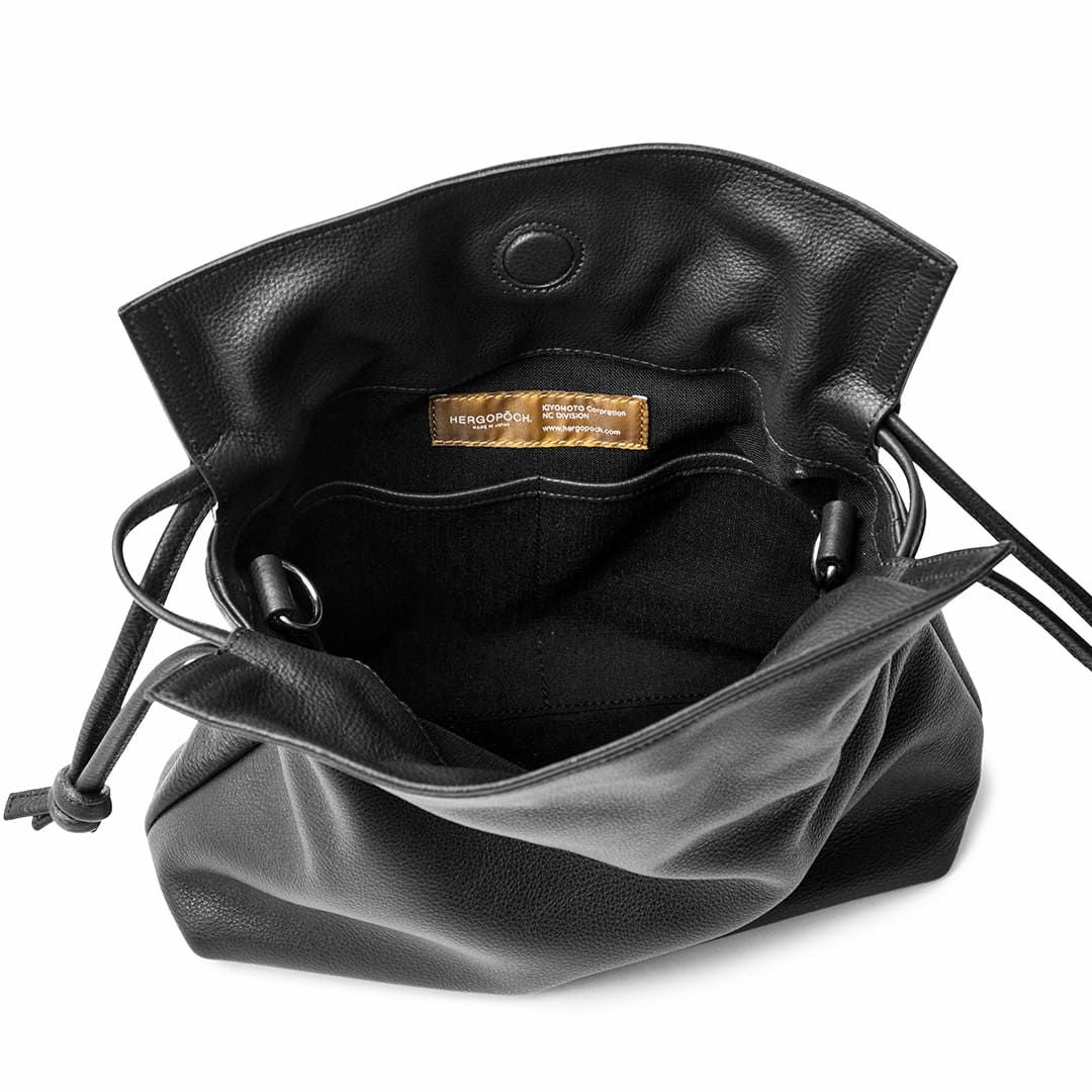ソフトシュリンクレザー 巾着ショルダーバッグ | TC-DS | エルゴポック