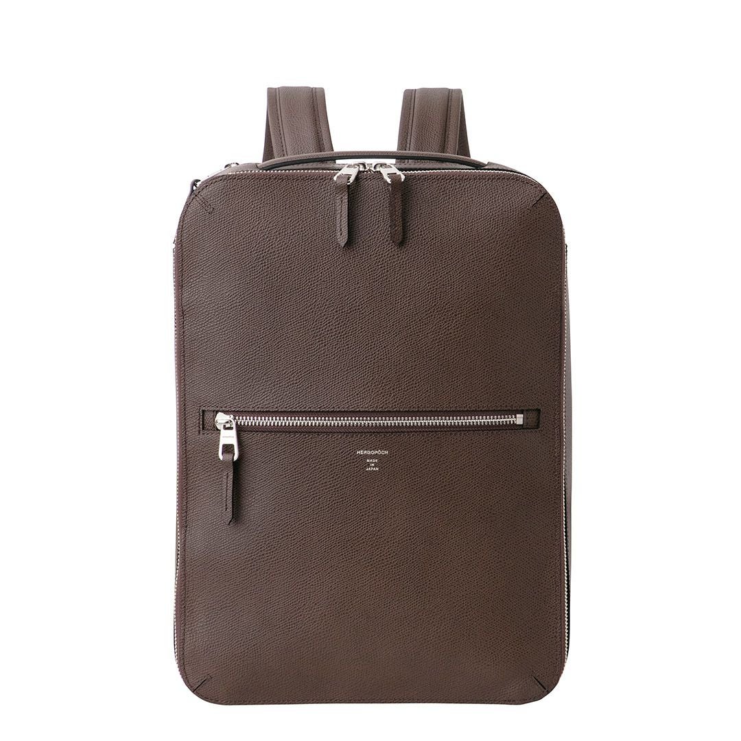 エルゴポック　ブラウンレザー ビジネスバッグ HERGOPOCH 11-TTW / エルゴポック ビジネストート PrimeGrain Leather