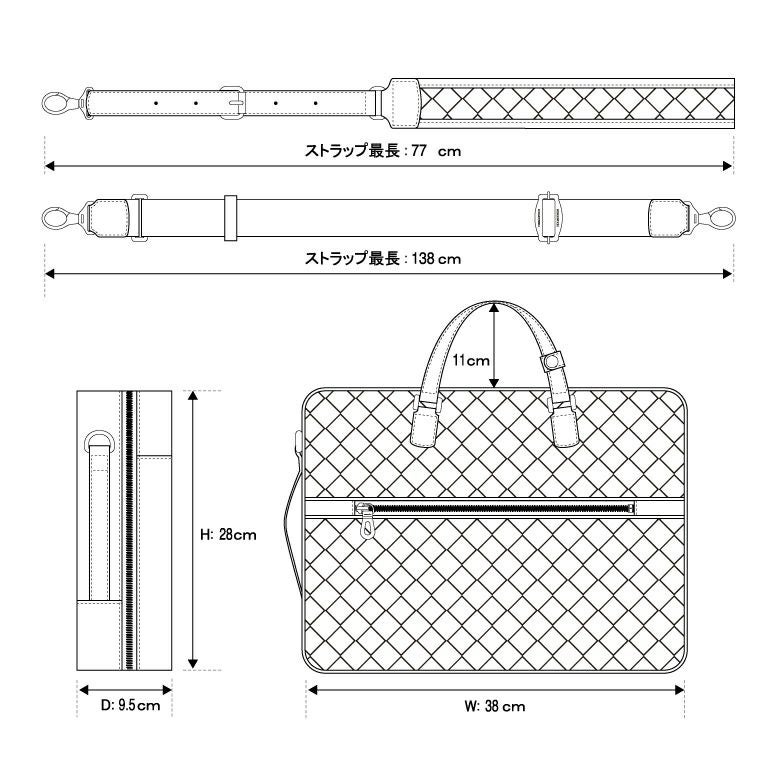 ワキシングレザー 3wayブリーフケース | 06I-BFT | エルゴポック公式