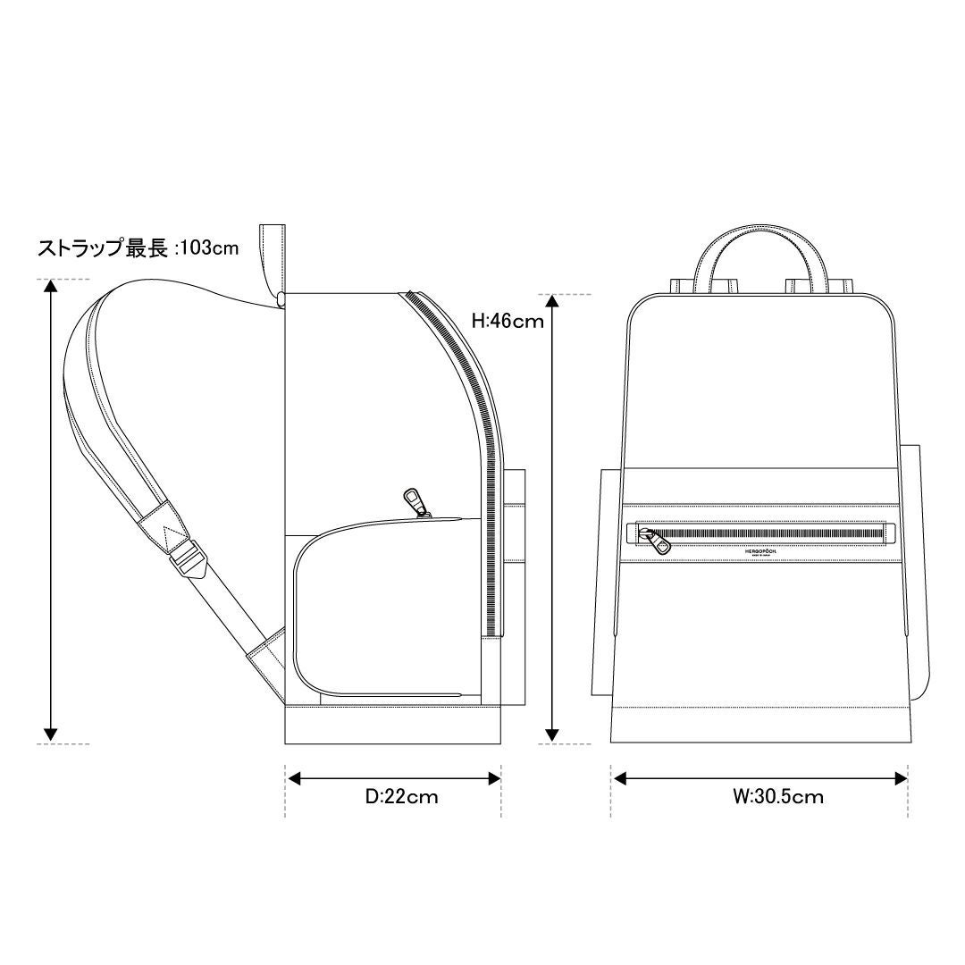 エルゴポック×レインスプーナー×LEON ゴルフバックパック