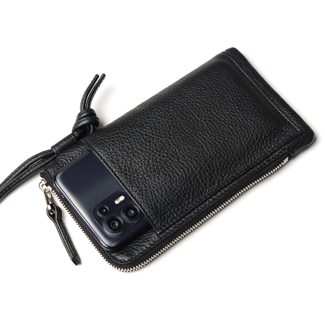 レザースマホショルダーバッグ TC-MS 外装ポケット