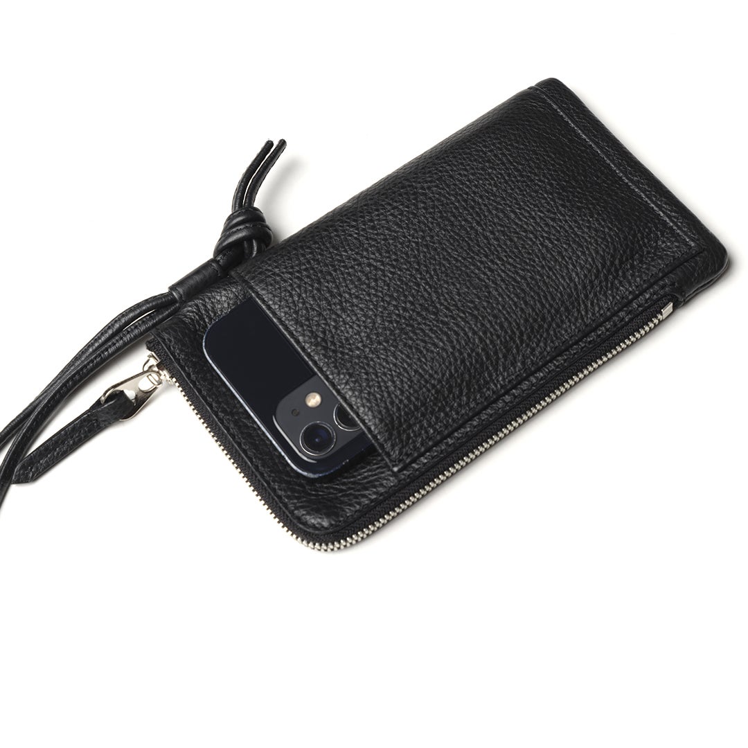 レザースマホショルダーバッグ TC-MS 外装ポケットiphone